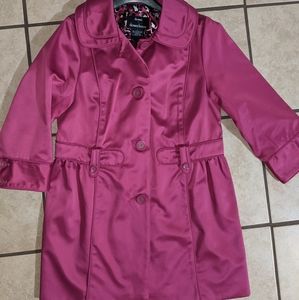 Dennis Basso Pink Trench Coat